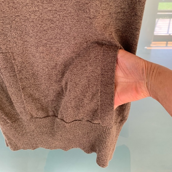 TSE fine linen knit Hoodie tank top - Picture 4 of 7